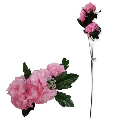 Clavel Flor Artificial de 63cm Rosa