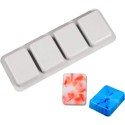 Molde de Silicona Rectangular Tamaño Ideal para Jabones