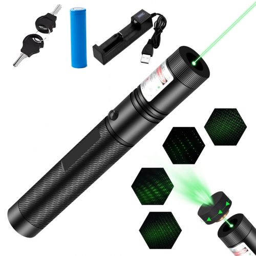 Puntero Laser 500 Mw Verde 303 Pila Recargable Cargador 220v
