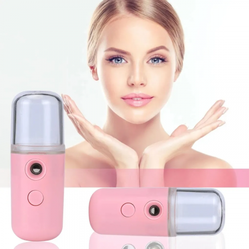 Rociado Vaporizador facial recargable por USB Humidificador Cuidado de la piel facial 