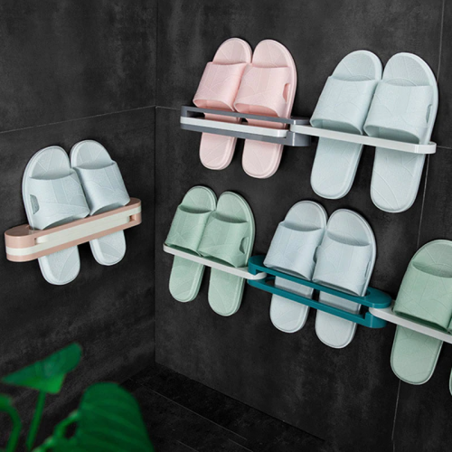 Porta Calzado Pantuflas Diseño Baño Toallero Adhesivo