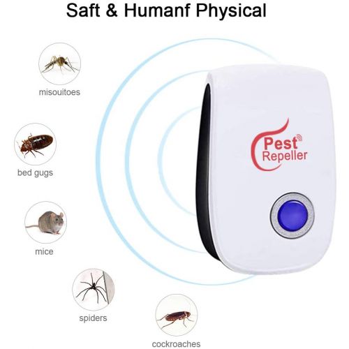 Repelente Insectos Ultrasónico De Ratas Roedores Y Mosquitos