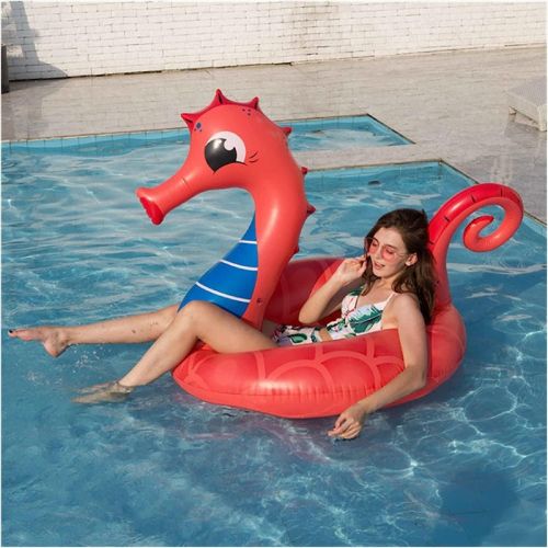 Inflable Caballito de Mar Rojo 150cm x 120cm