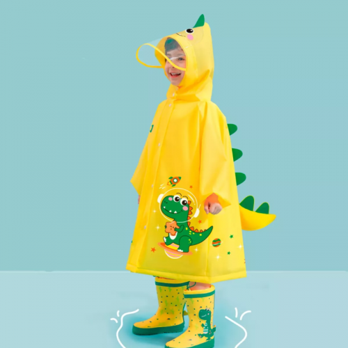 Poncho Pilotin para Lluvia Dinosaurio 