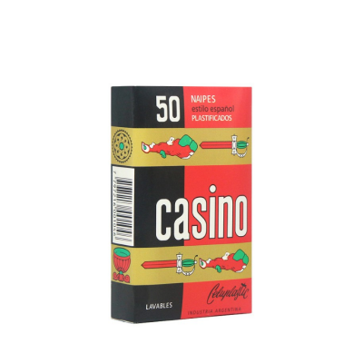Juego 50 Cartas Españolas Casino Plastificadas