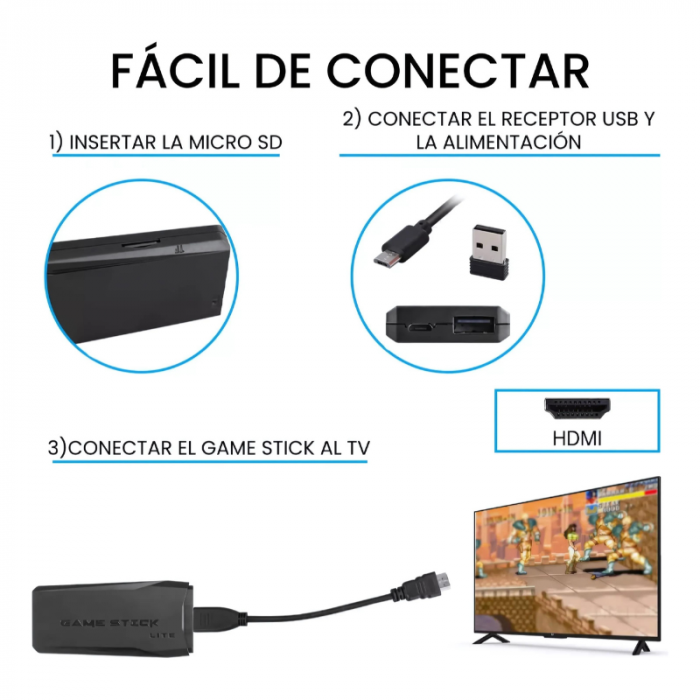 Consola Game Stick Lite 4k 41.000 Juegos