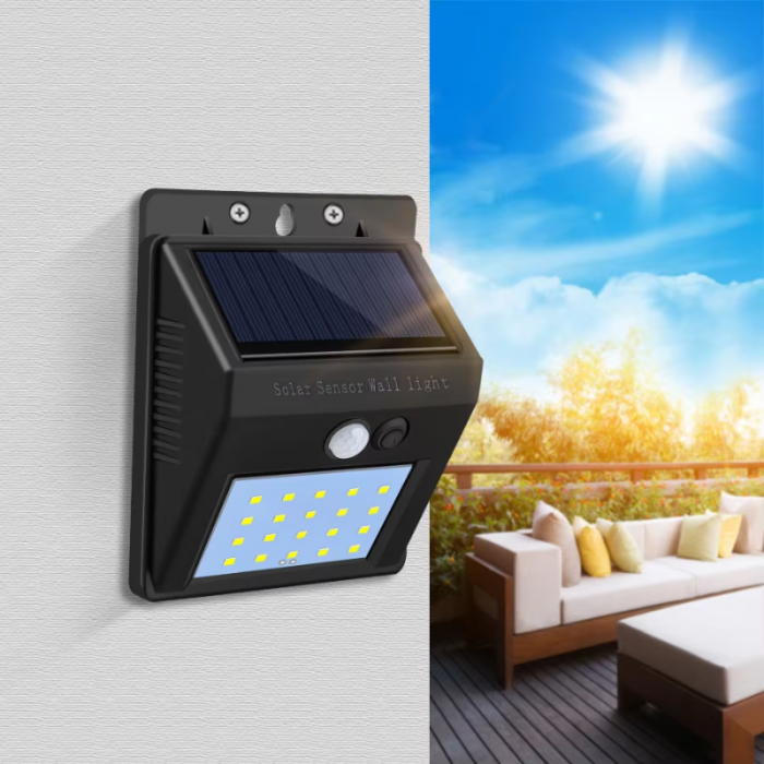 Reflector Led Solar con Sensor de Movimiento